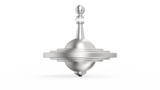 UFO Tops - Metal Spinning Top inspiriert von Cussac, Frankreich UFO Sighting: Psychedelischer Stahl
