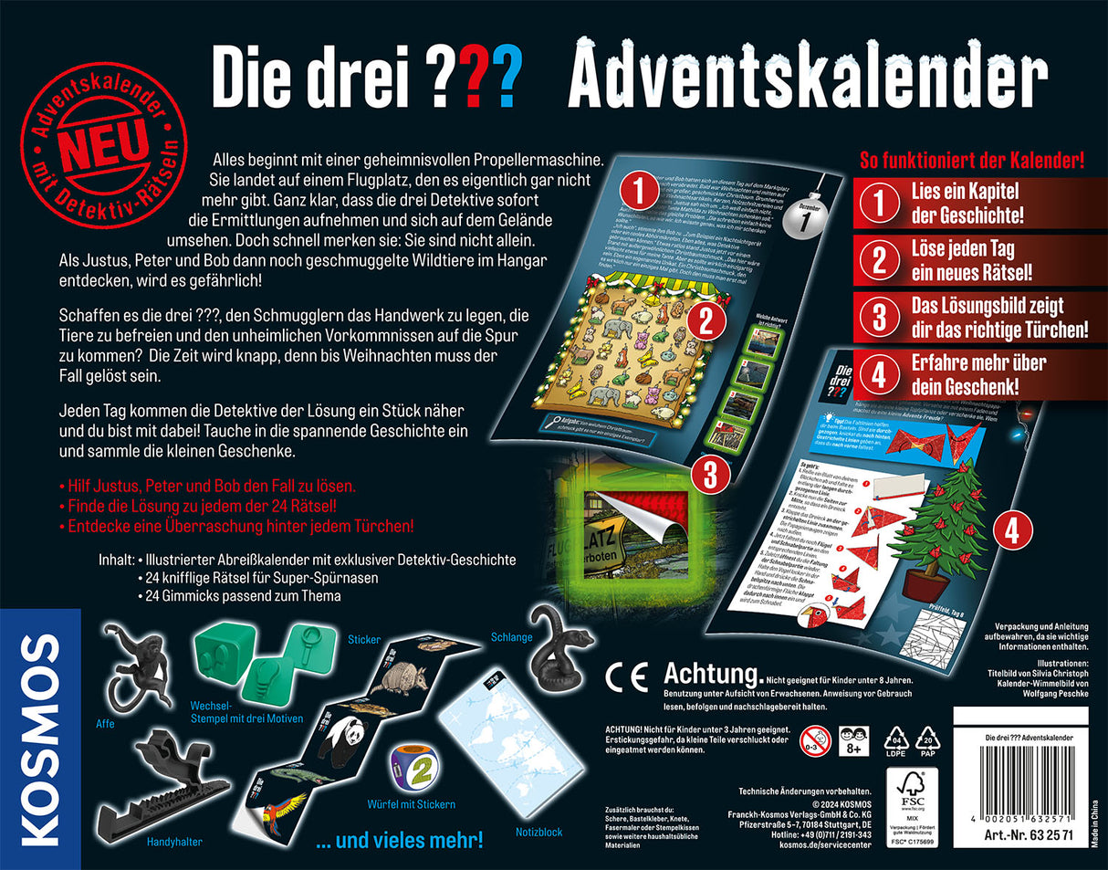 KOSMOS | Die drei ???-Adventskalender 2024
