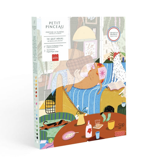 La Petite Épicerie | Malen nach Zahlen Set | Zu Hause