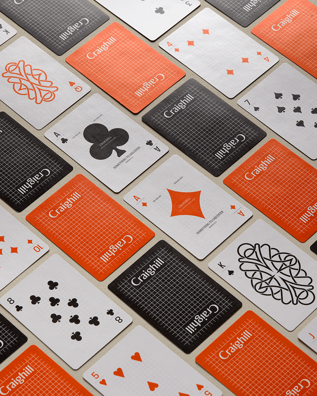 Art of Play | Spielkarten | Craighill: Orange (weiße Box)