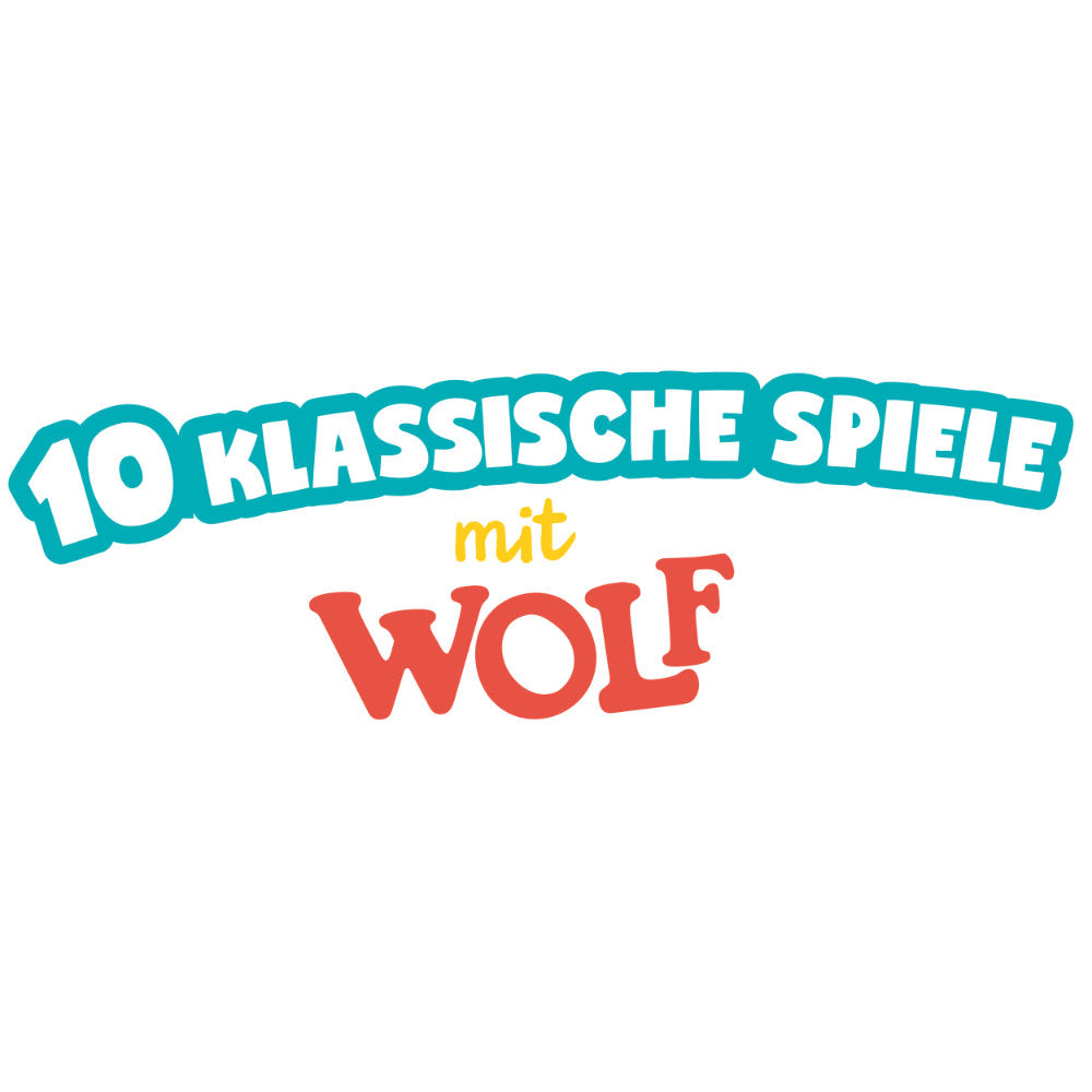 Auzou Spielen | 10 Klassische Spiele mit Wolf