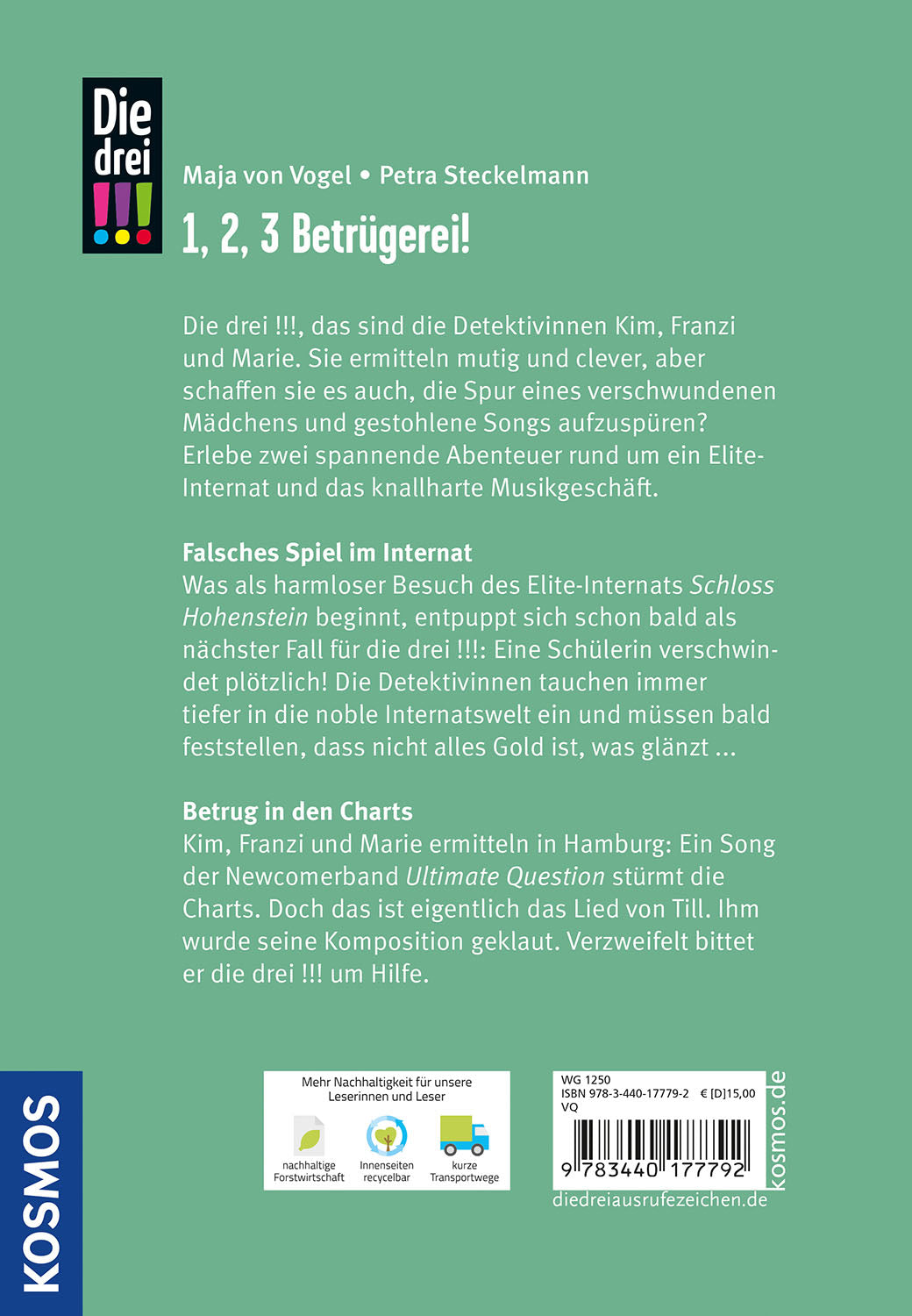 KOSMOS | Die drei !!! 1, 2 ,3 Betrügerei (Doppelband)
