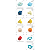 PlanToys | Fädelschnüre Geo Unit Link