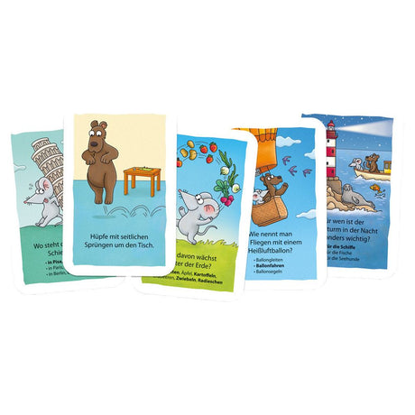 Schmidt Spiele | Mauseschlau & Bärenstark, Wissen, Lachen, Sachen Machen