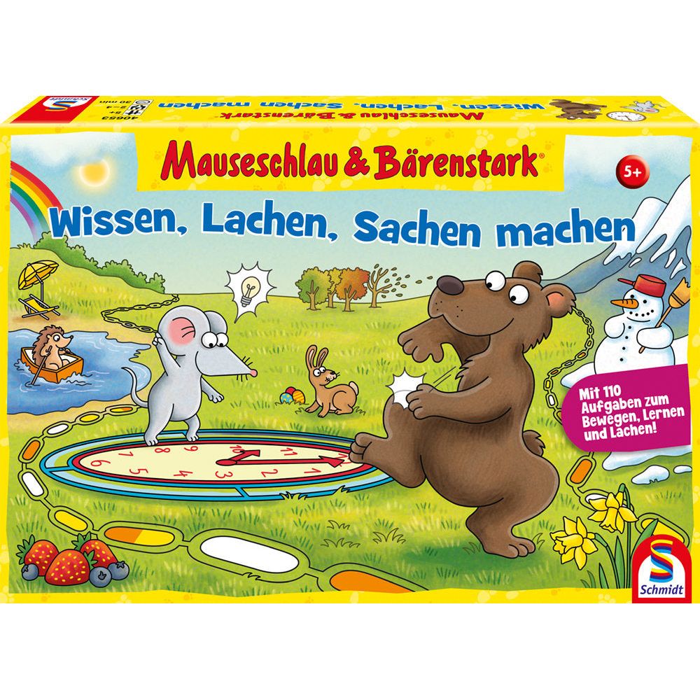 Schmidt Spiele | Mauseschlau & Bärenstark, Wissen, Lachen, Sachen Machen