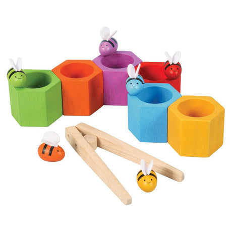 PlanToys | Geschicklichkeitsspiel Bienenwaben