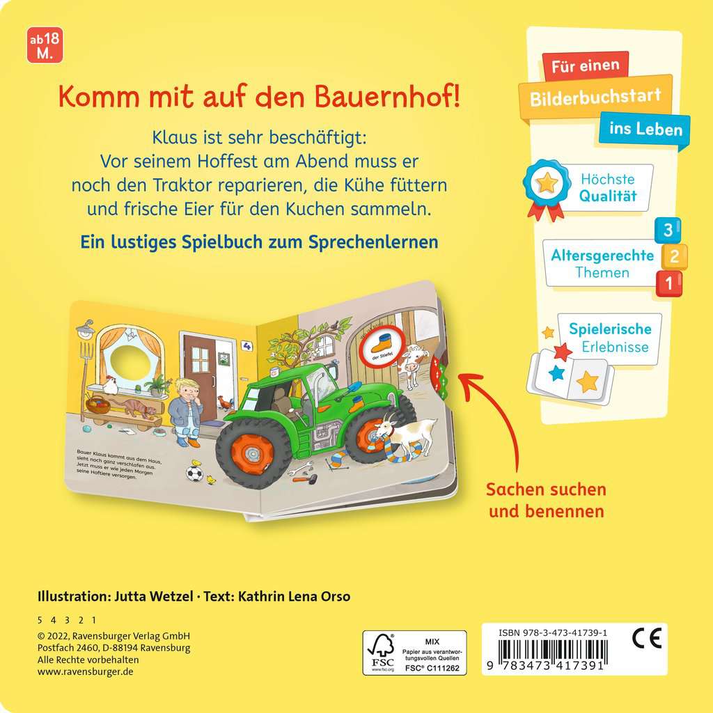 Ravensburger | Wo ist bloß…? Mein Bauernhof-Buch zum Sachen suchen