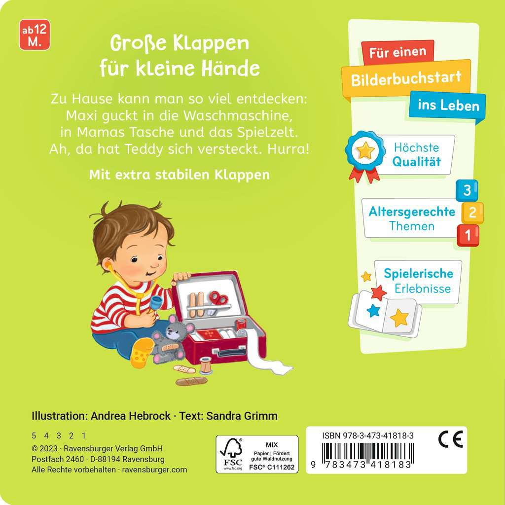 Ravensburger | Was siehst du? Klapp auf, klapp zu! Mein Zuhause