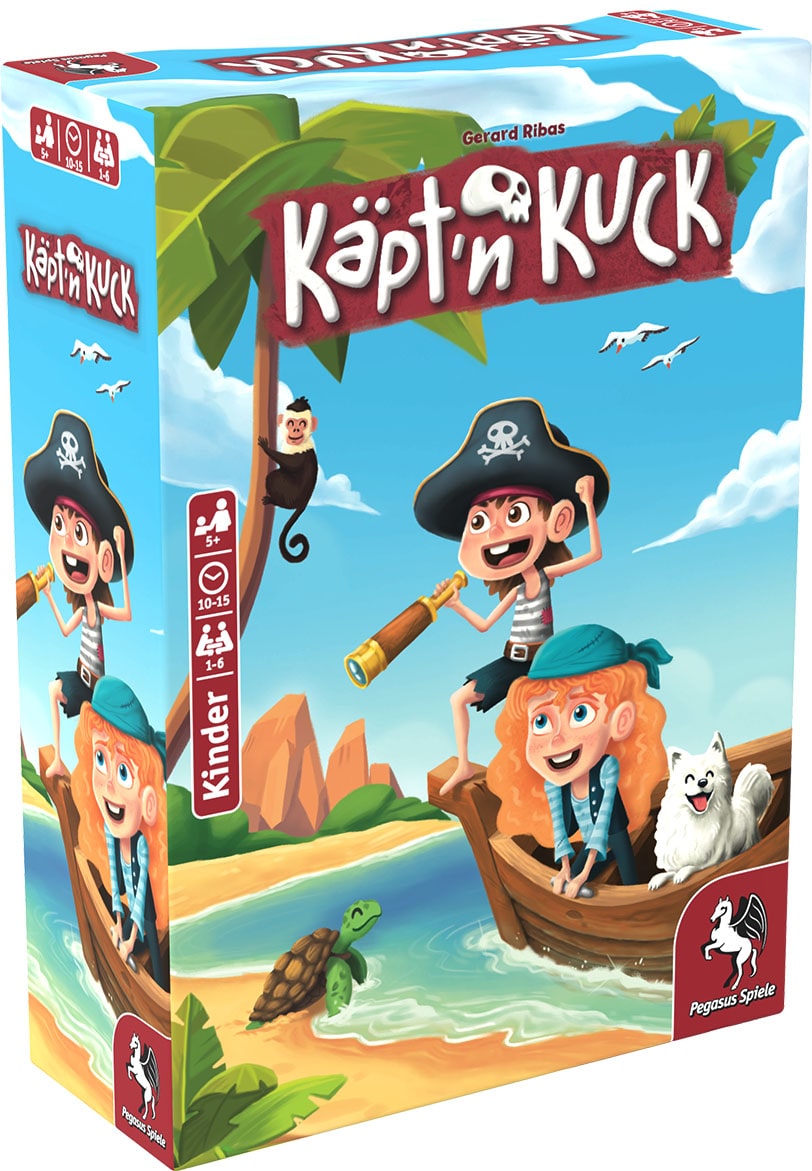 Pegasus Spiele | Käpt´n Kuck | Empfehlungsliste zum Kinderspiel des Jahres 2025!