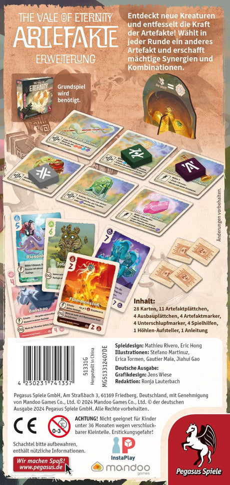 The Vale of Eternity | Erweiterung: Artefakte | mandoo games