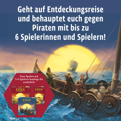 KOSMOS | CATAN - Ergänzung 5-6 Spieler - Entdecker & Piraten