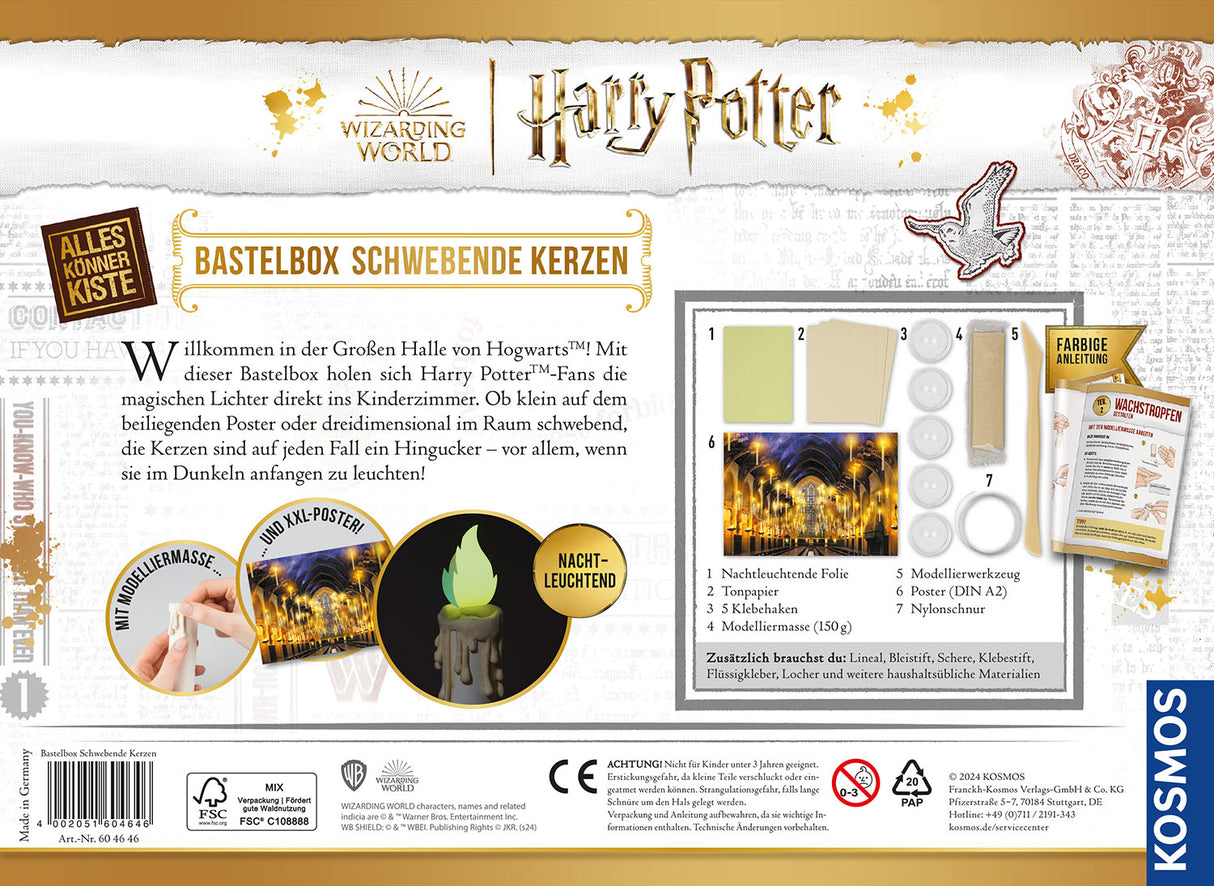 KOSMOS | Harry Potter - Schwebende Kerzen | Bastelset