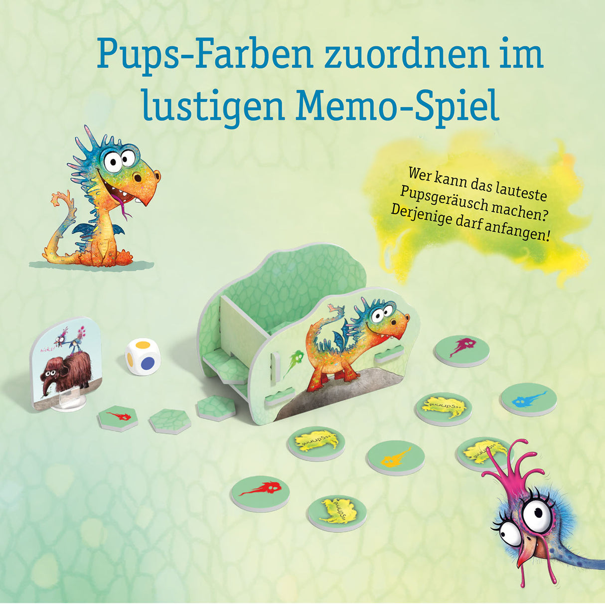 KOSMOS | Furzipups der Knatterdrache | Memo-Spiel