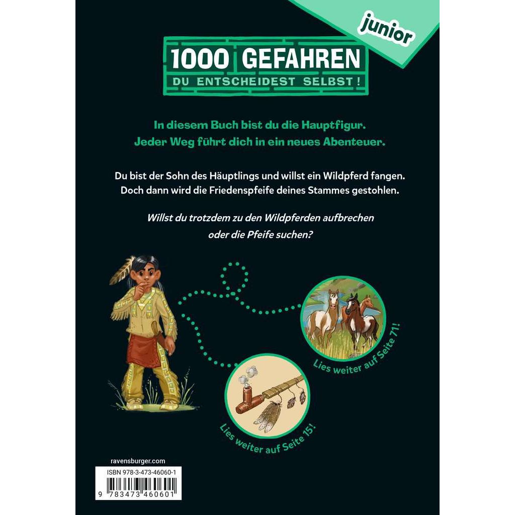 Ravensburger | 1000 Gefahren junior - Heiße Spur im Wilden Westen