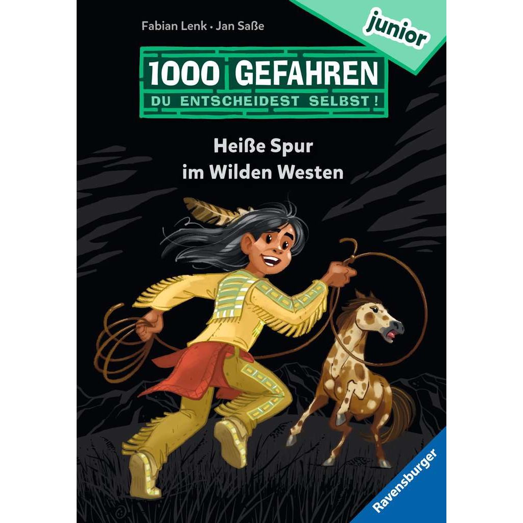 Ravensburger | 1000 Gefahren junior - Heiße Spur im Wilden Westen