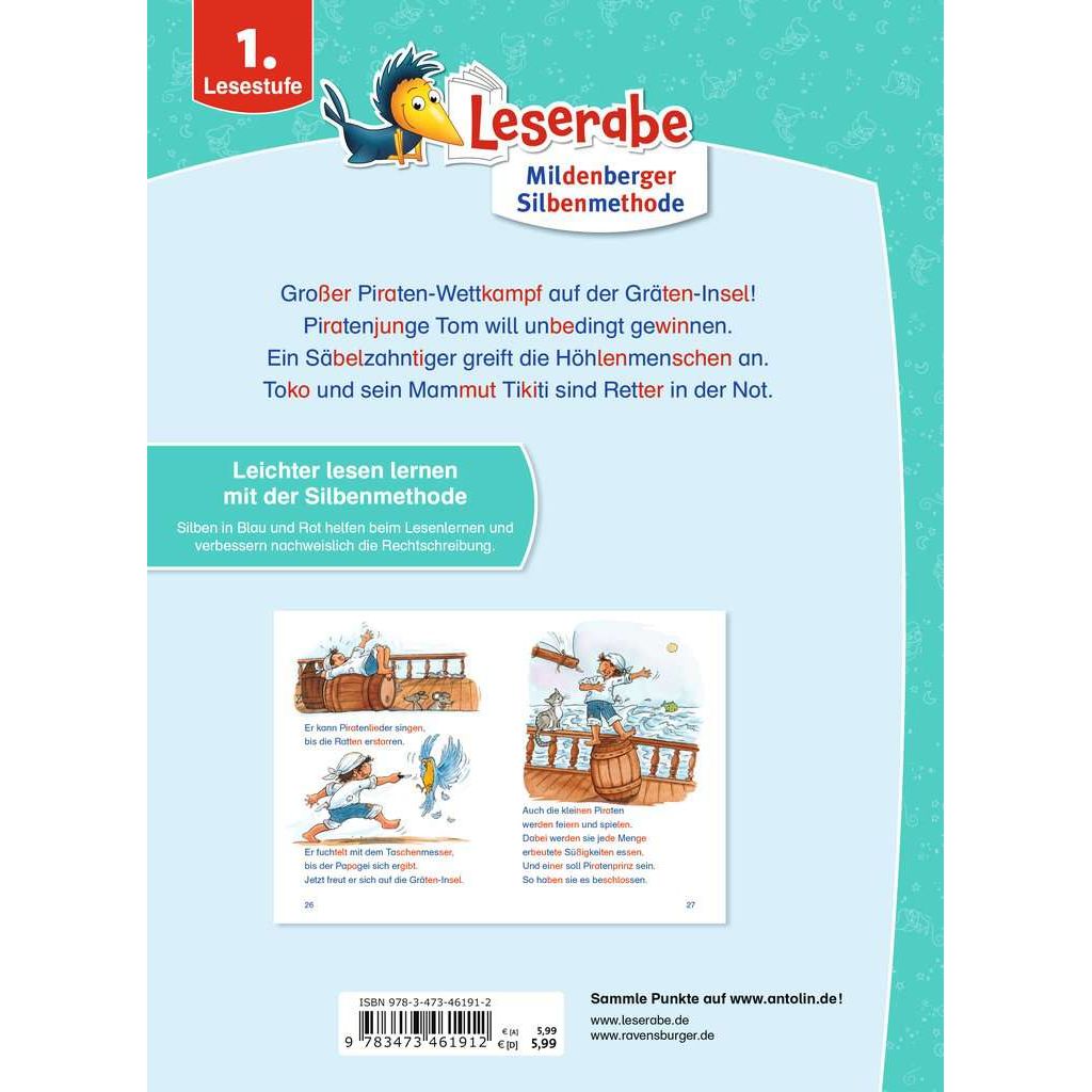 Ravensburger | Leserabe - Sonderausgaben: Abenteuergeschichten - Silbe für Silbe lesen lernen