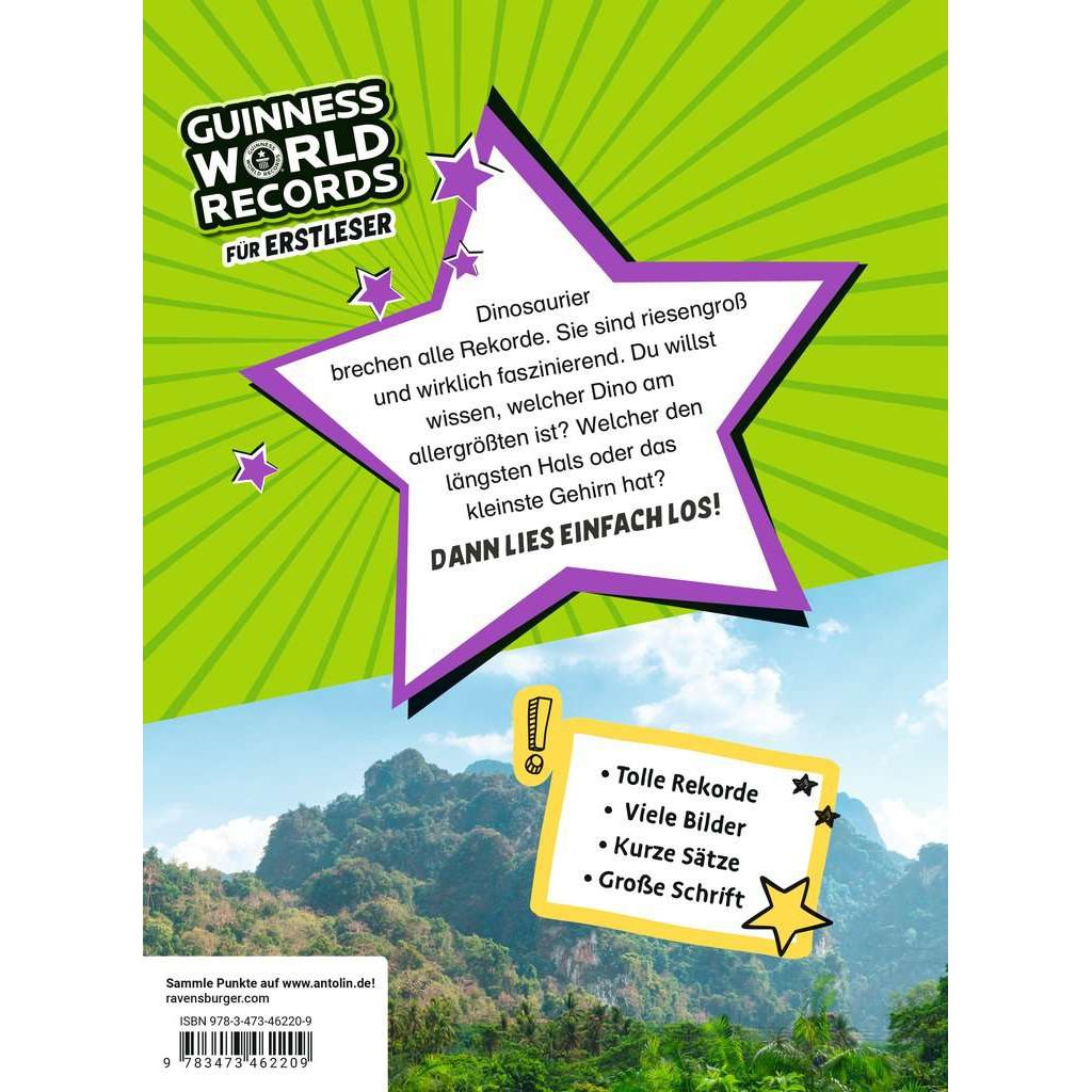 Ravensburger | Guinness World Records für Erstleser - Dinosaurier