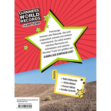 Ravensburger | Guinness World Records für Erstleser - Fahrzeuge