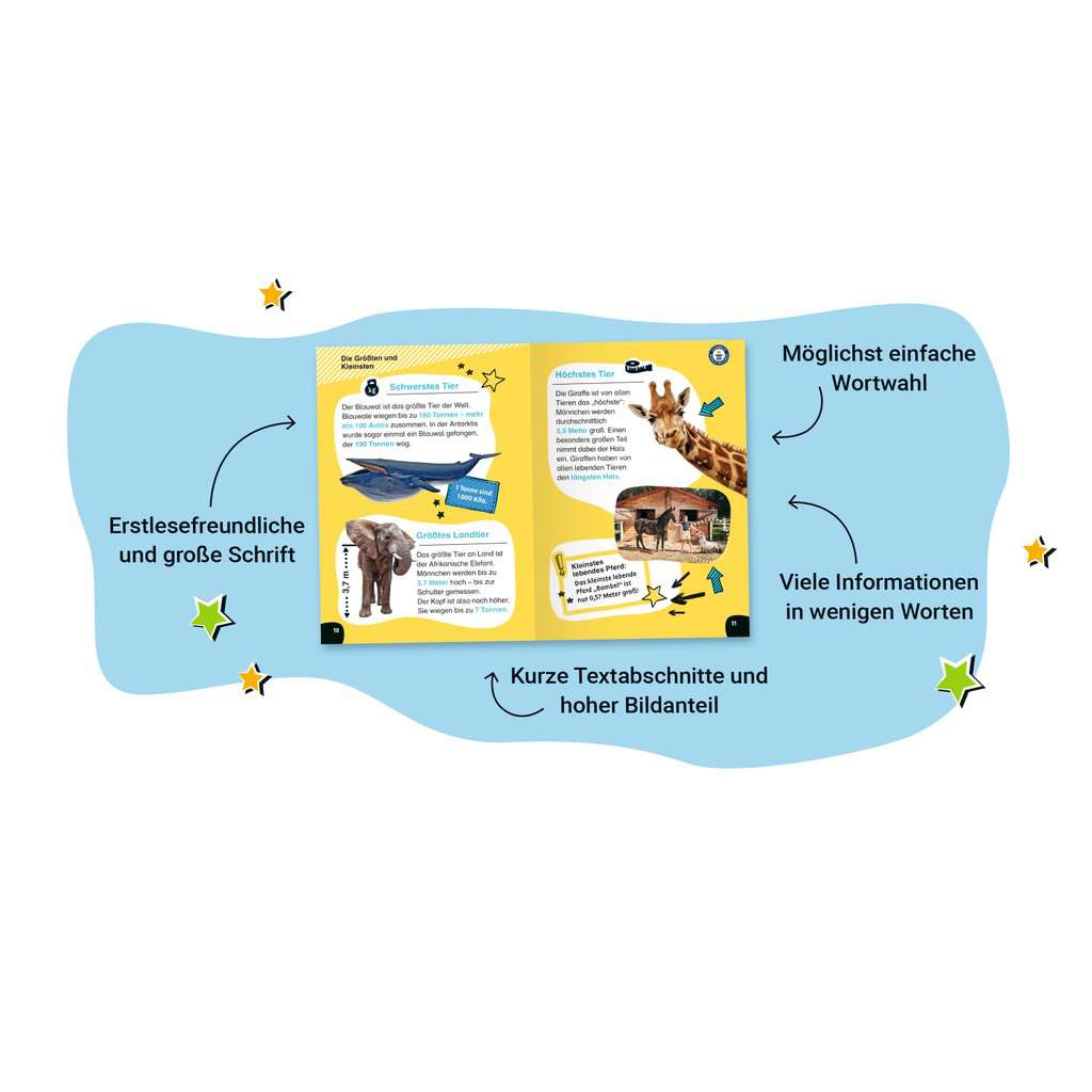 Ravensburger | Guinness World Records für Erstleser - Tiere