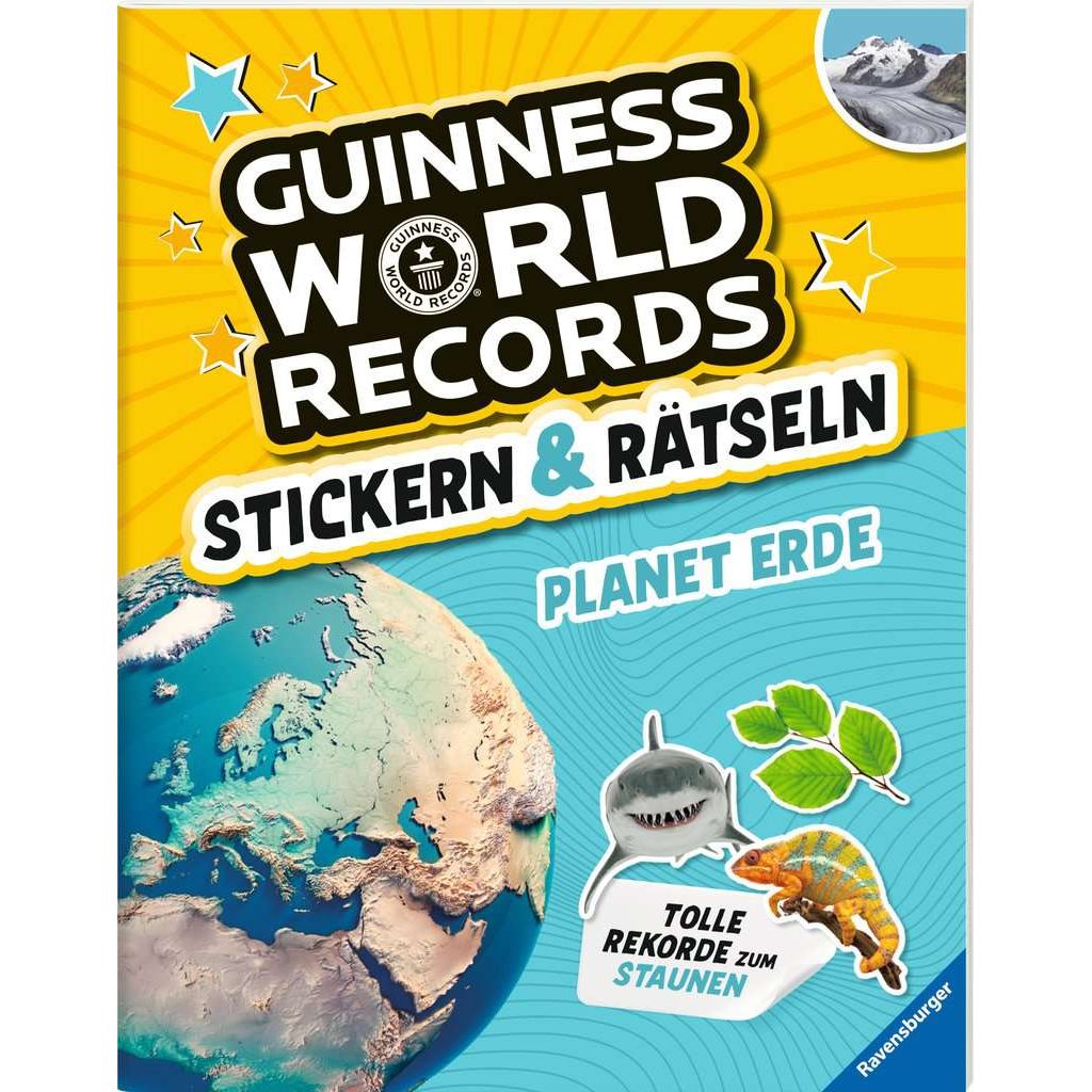 Ravensburger | Guinness World Records: Stickern & Rätseln - Planet Erde