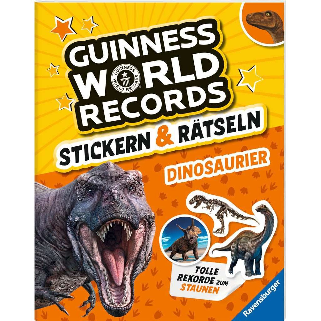 Ravensburger | Guinness World Records: Stickern & Rätseln - Dinosaurier
