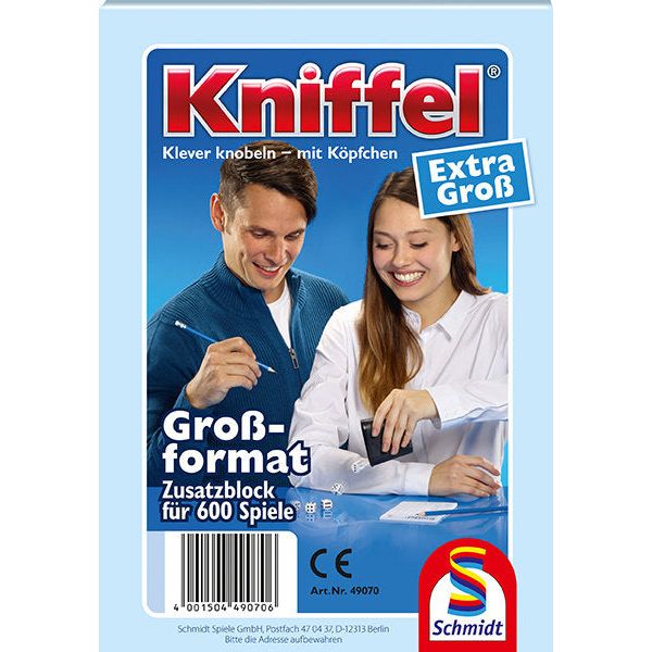 Schmidt Spiele | Großer Kniffelblock, 100 Blatt