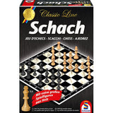 Schmidt Spiele | Classic Line, Schach, mit extra großen Spielfiguren