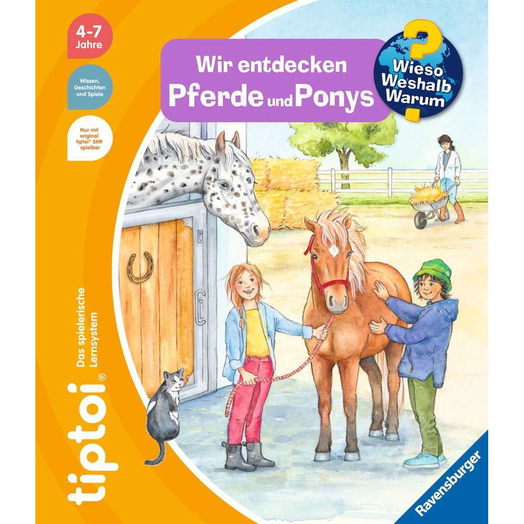 Ravensburger | tiptoi® Wieso? Weshalb? Warum? Wir entdecken Pferde und Ponys