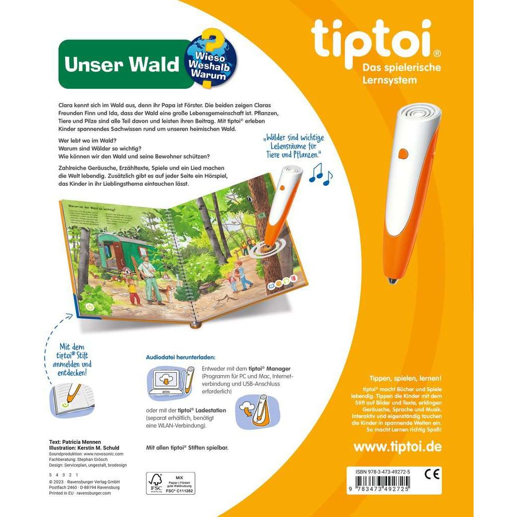 Ravensburger | tiptoi® Wieso? Weshalb? Warum? Unser Wald