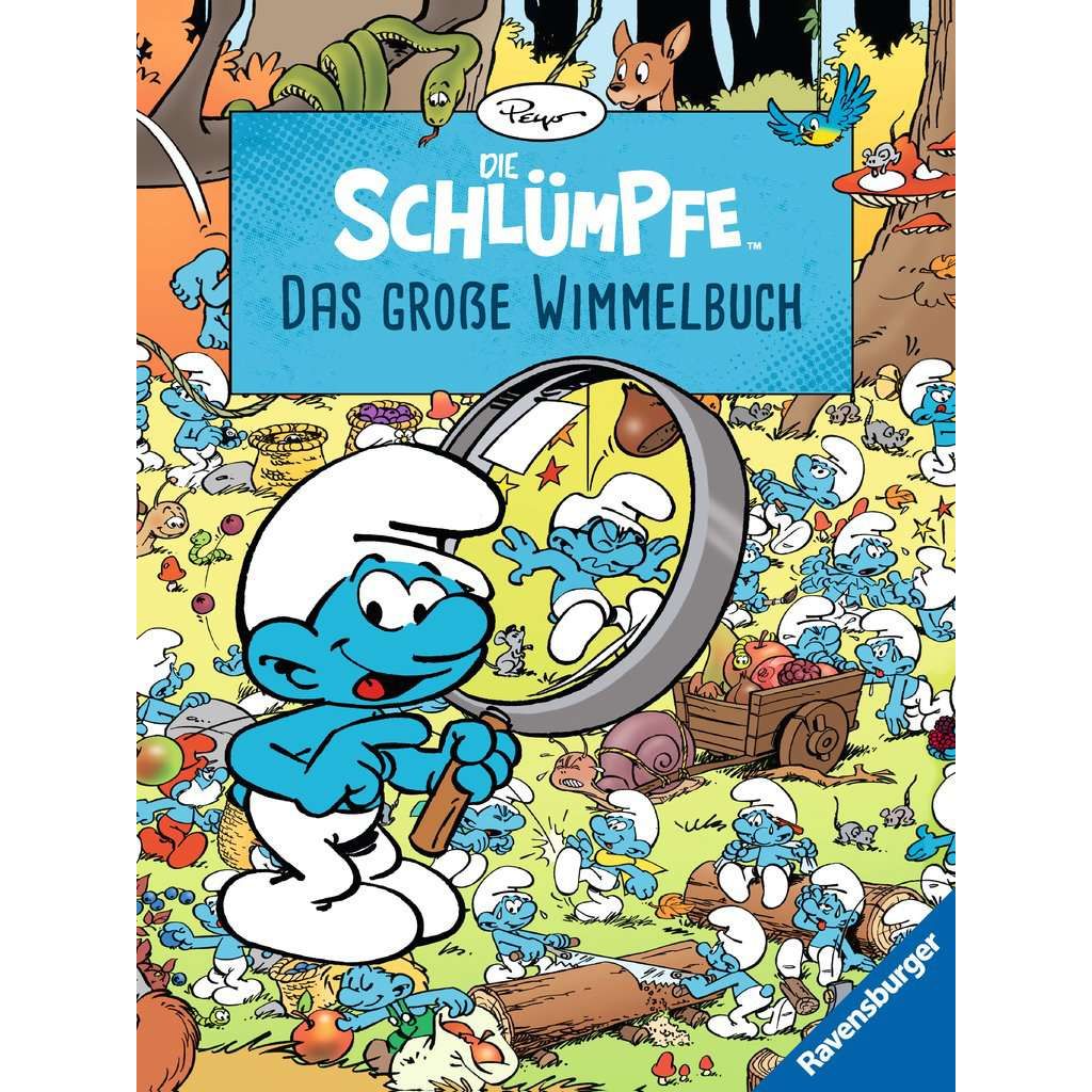 Ravensburger | Die Schlümpfe: Das große Wimmelbuch