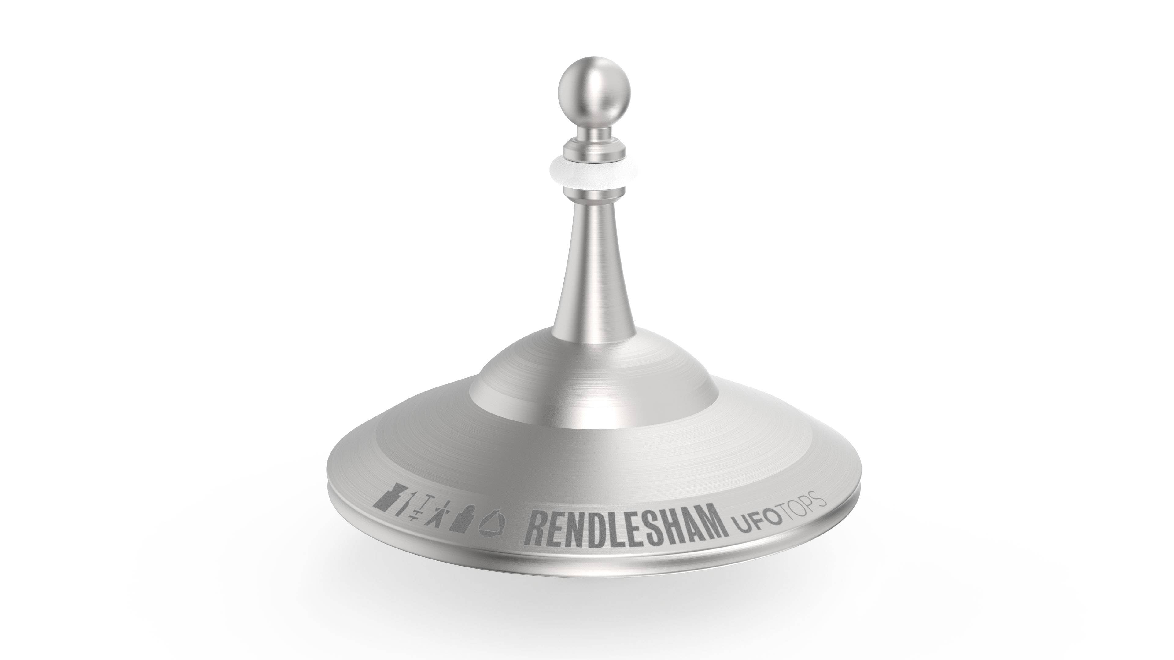 UFO Tops | Kreisel Rendlesham | kosmisches Silber