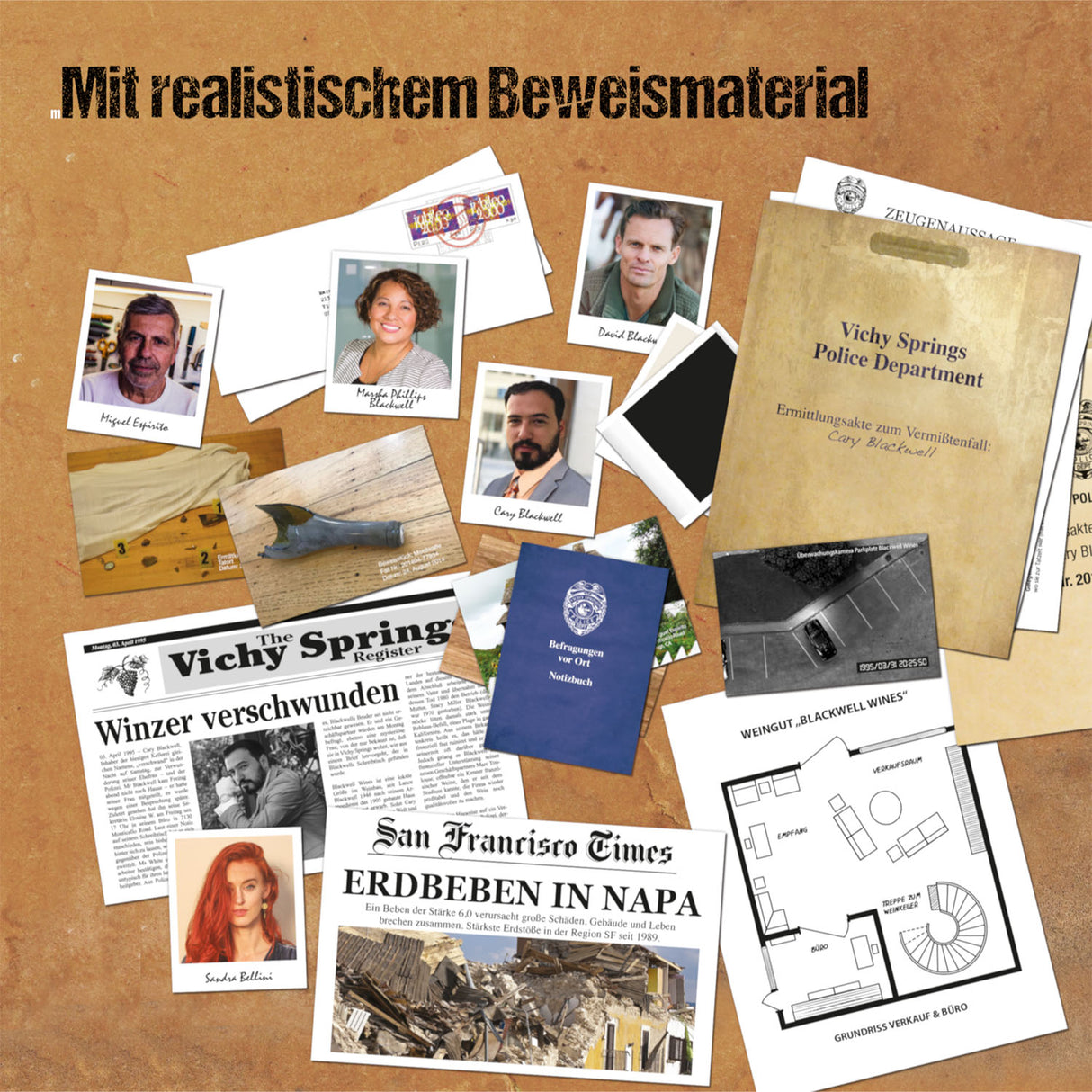 KOSMOS | Murder Mystery Case File Der Tote im Weinkeller