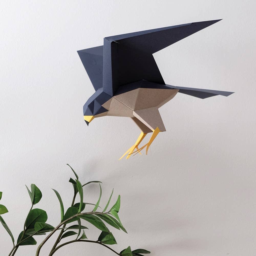PLEGO - FALCO PEREGRINUS Wandefalke |Papiervogel