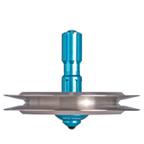 UFO Tops | Kreisel: Lubbock Lights | Kreisel aus Metall: Schwarzes Titan