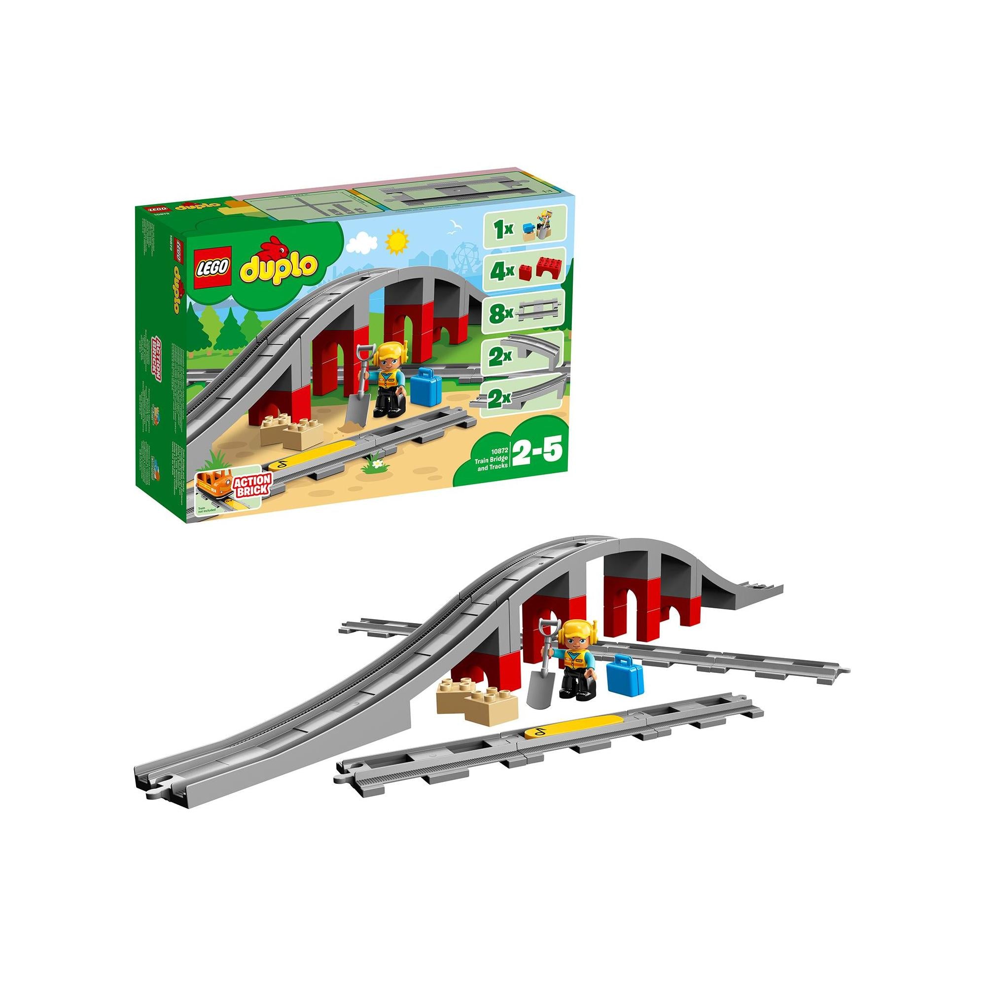 Lego® | 10872 | Eisenbahnbrücke und Schienen