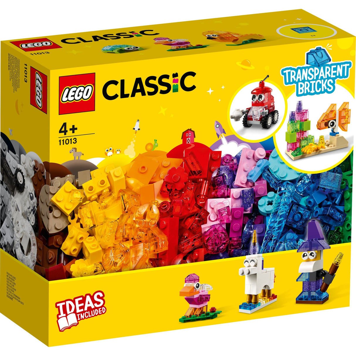 Lego® | 11013 | Kreativ-Bauset mit durchsichtigen Steinen
