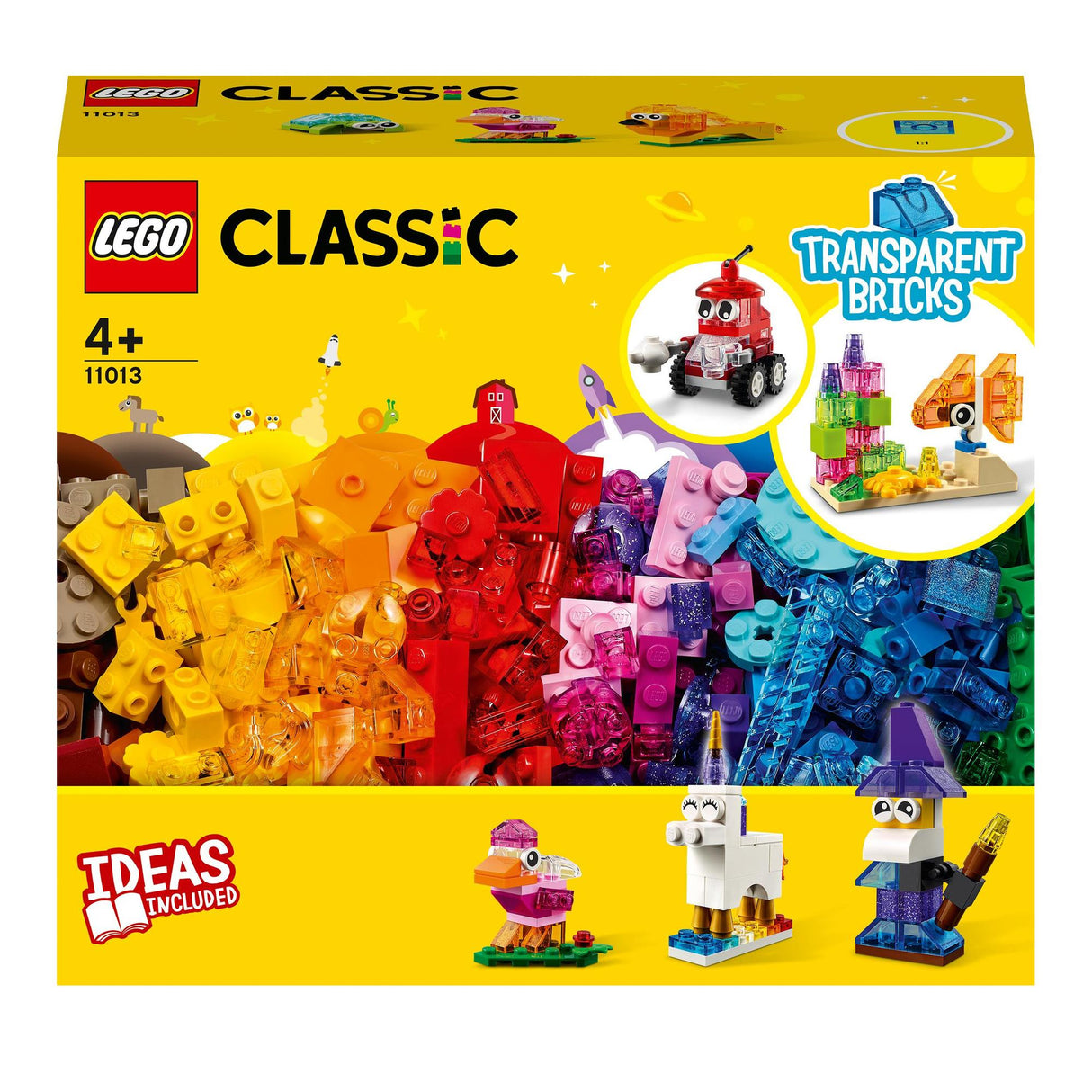 Lego® | 11013 | Kreativ-Bauset mit durchsichtigen Steinen