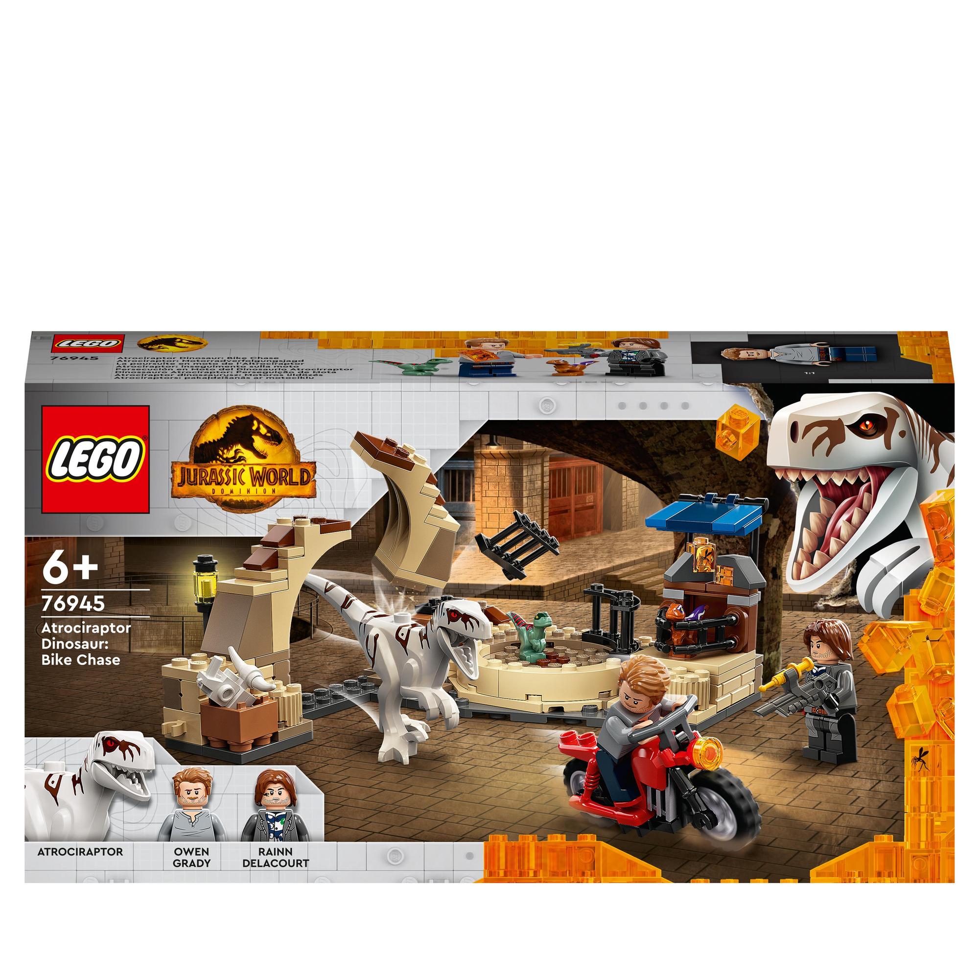LEGO® | 76945 | Atrociraptor: Motorradverfolgungsjagd