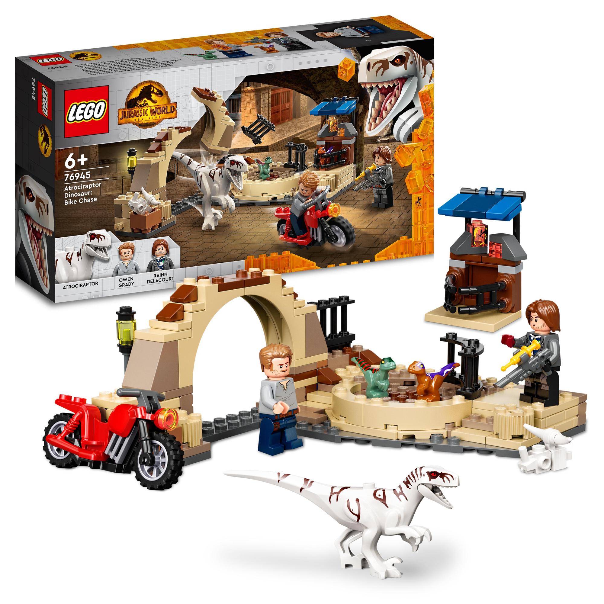 LEGO® | 76945 | Atrociraptor: Motorradverfolgungsjagd
