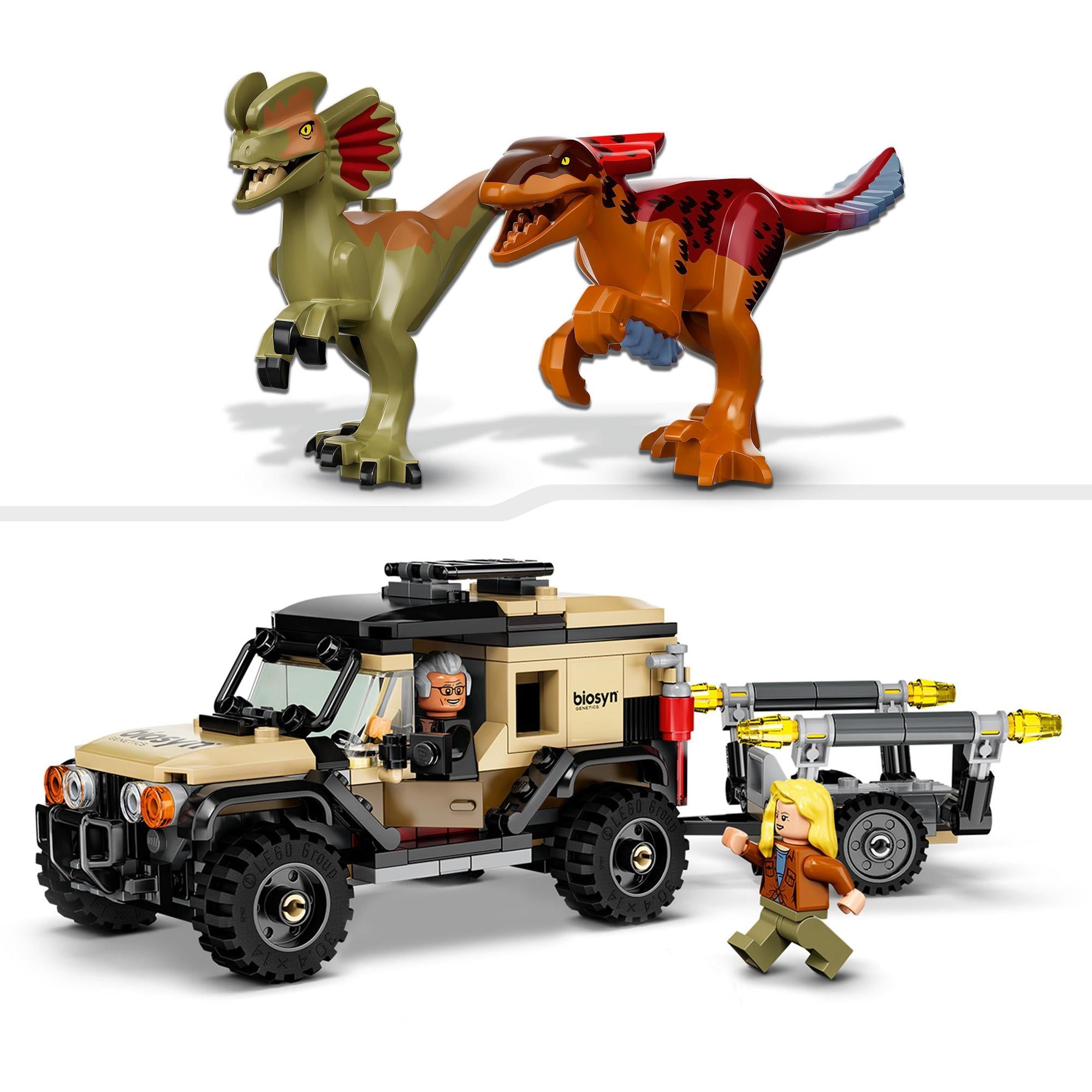 LEGO® | 76951 | Pyroraptor & Dilophosaurus Transport