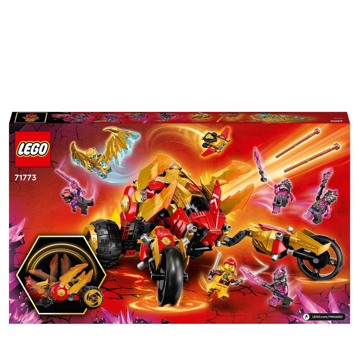 LEGO® | 71773 | Kais Golddrachen-Raider
