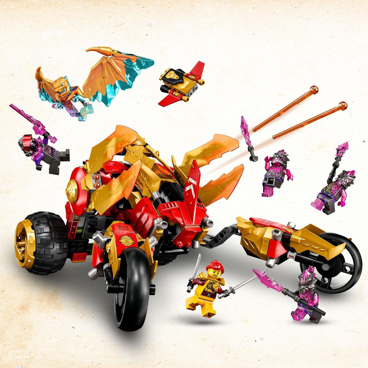 LEGO® | 71773 | Kais Golddrachen-Raider