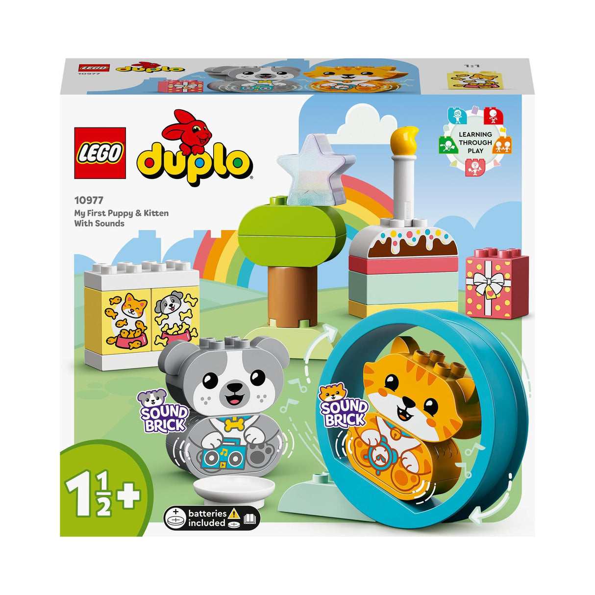 LEGO® | 10977 | Mein erstes Hündchen & Kätzchen – mit Ton