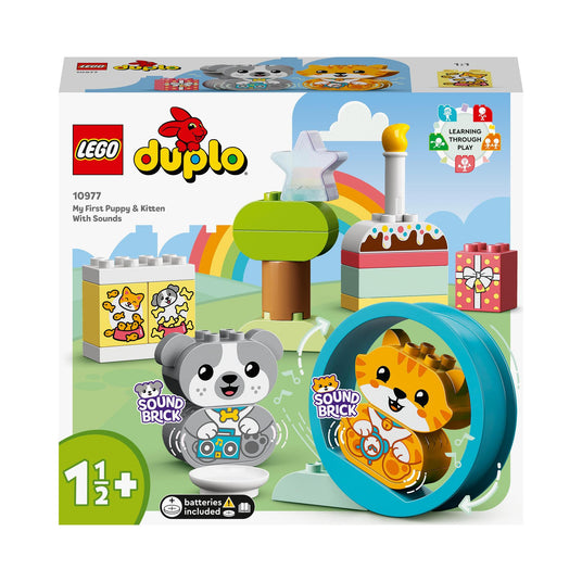 LEGO® | 10977 | Mein erstes Hündchen & Kätzchen – mit Ton