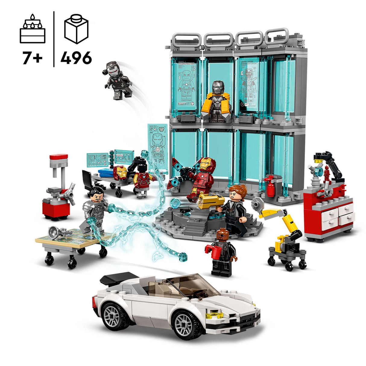 LEGO® | 76216 | Iron Mans Werkstatt