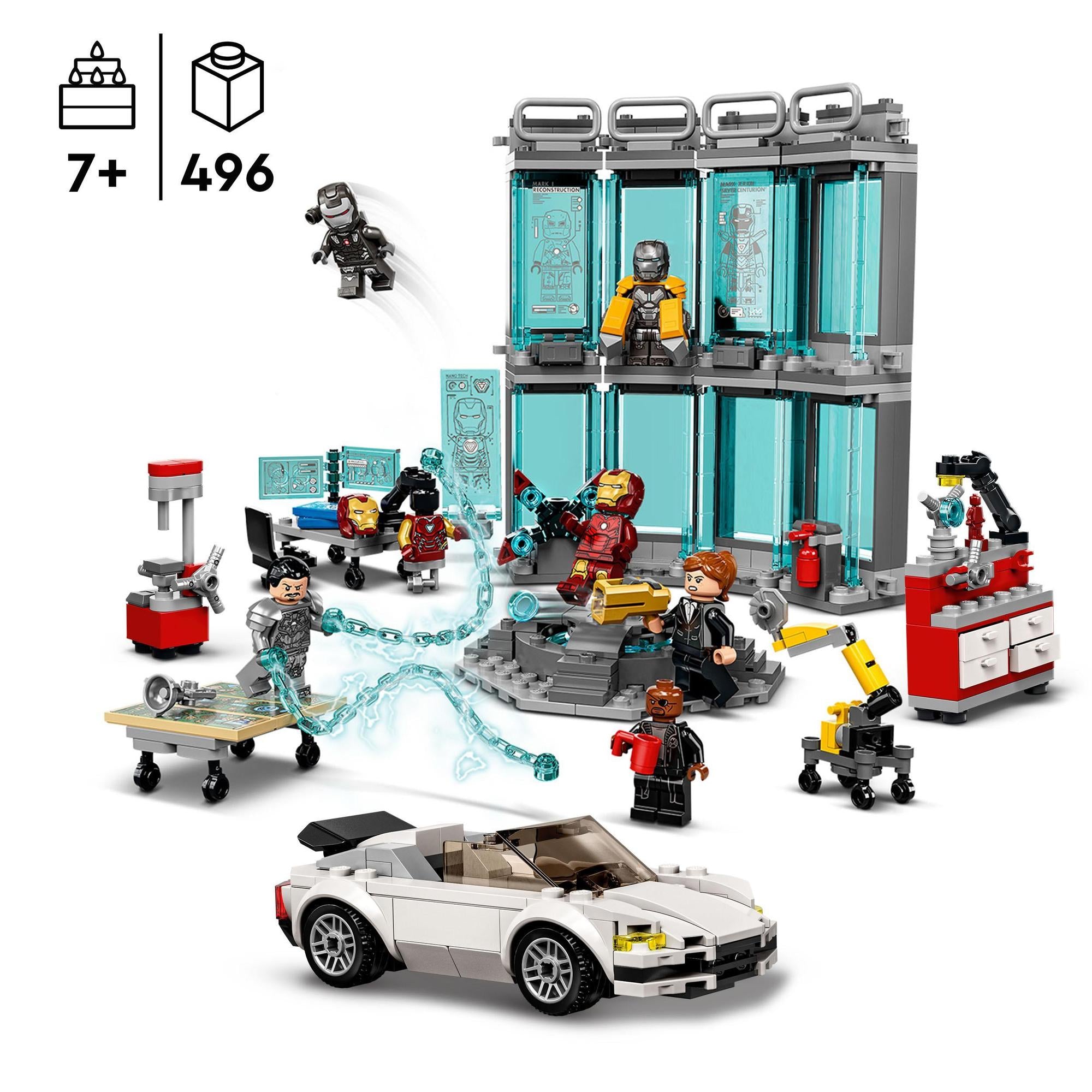 LEGO® | 76216 | Iron Mans Werkstatt