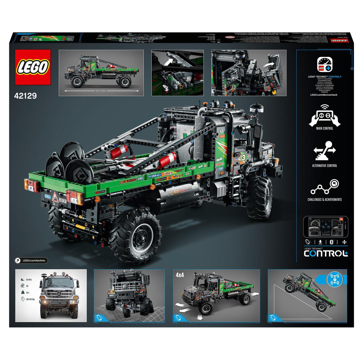 LEGO® | 42129 | Appgesteuerter 4x4 Mercedes-Benz Zetros Offro
