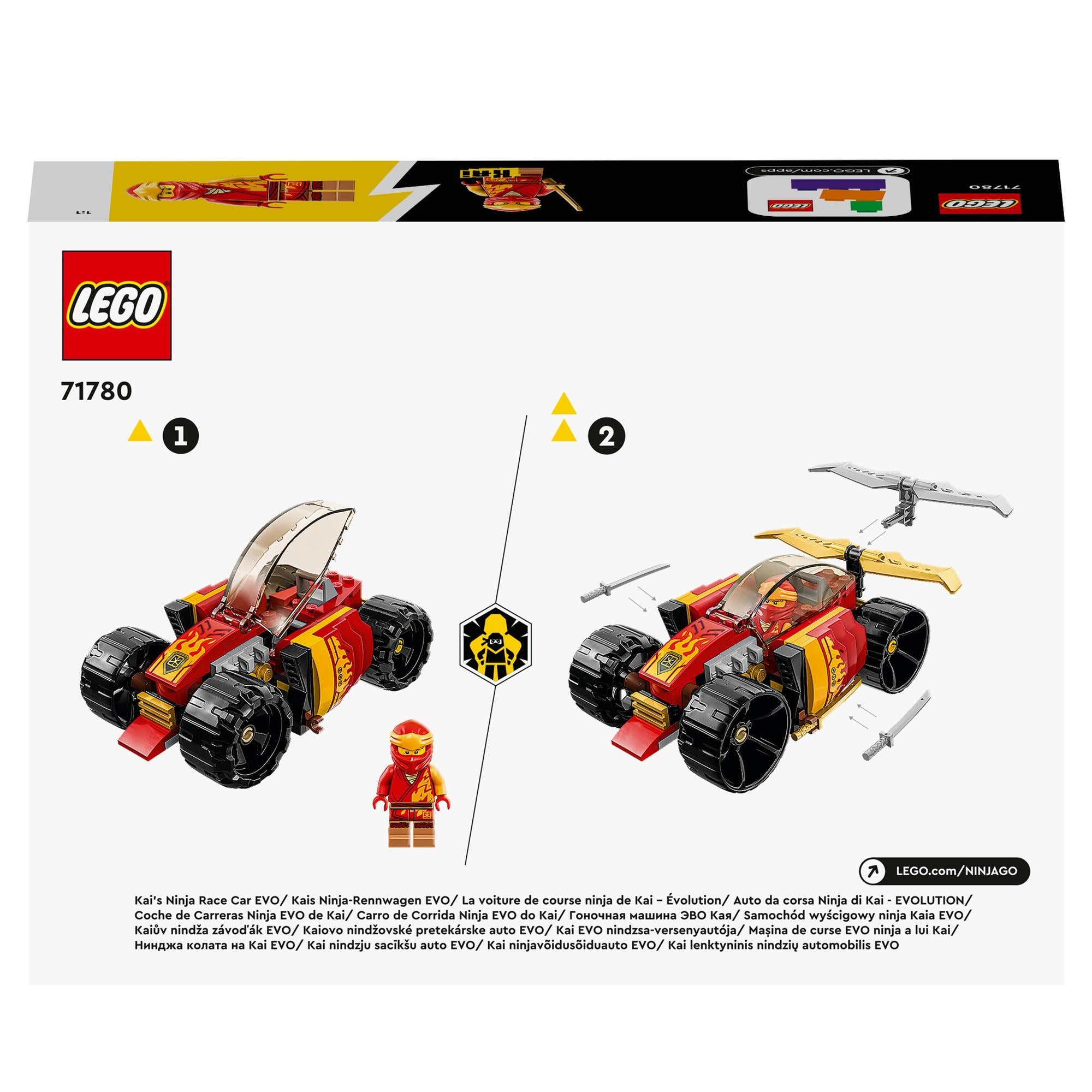 LEGO® | 71780 | Kais Ninja-Rennwagen EVO
