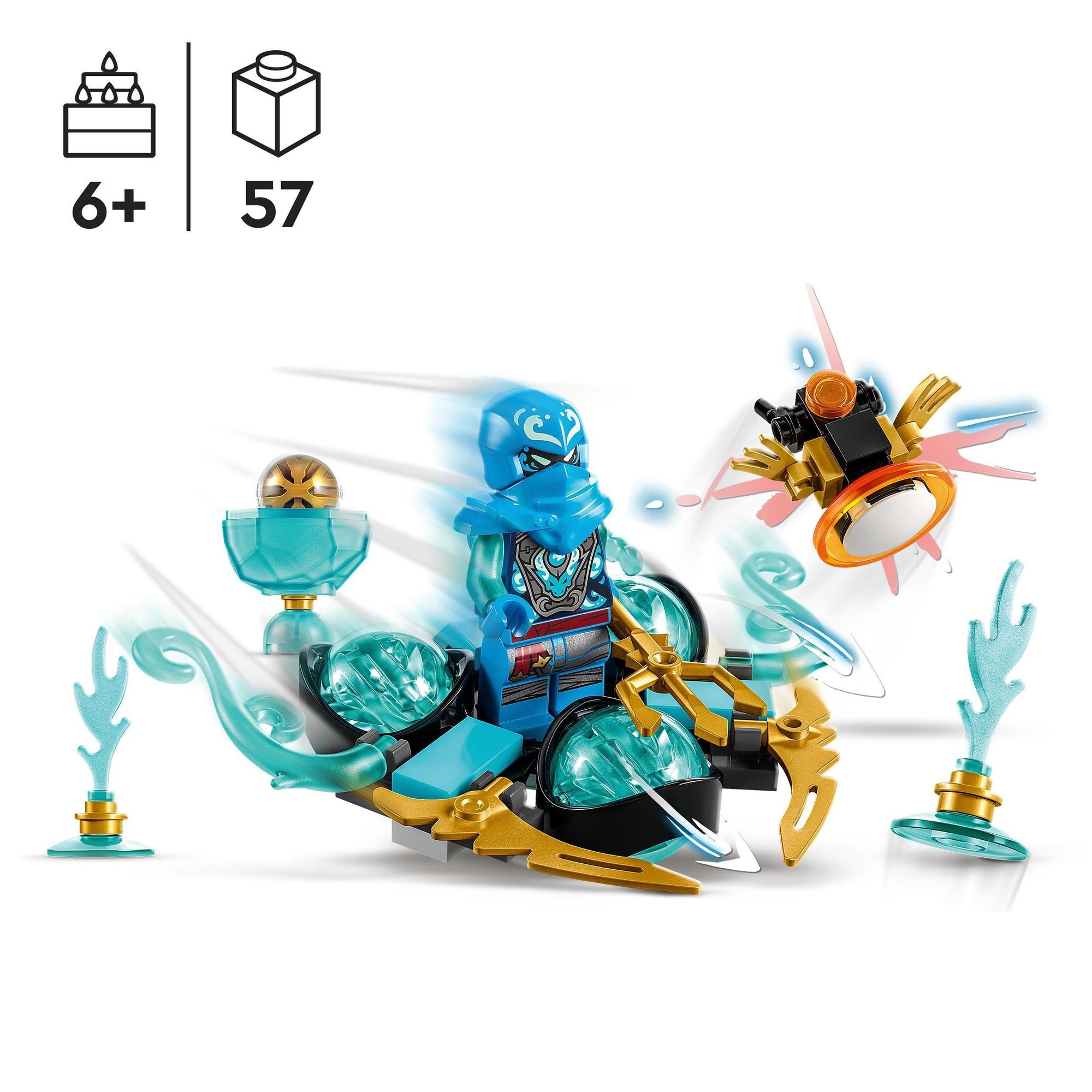 LEGO® | 71778 | Nyas Drachenpower-Spinjitzu-Drift