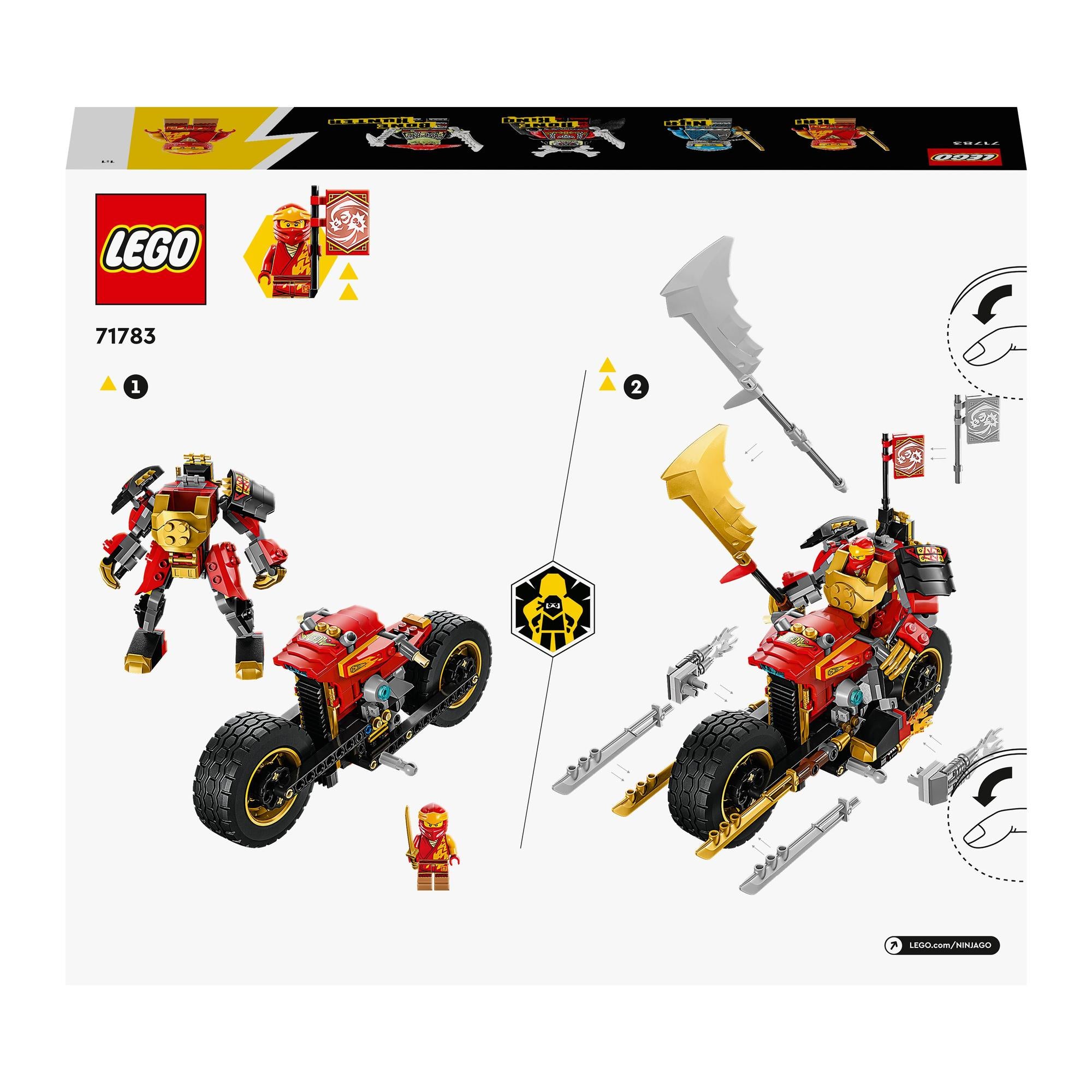 LEGO® | 71783 | Kais Mech-Bike EVO